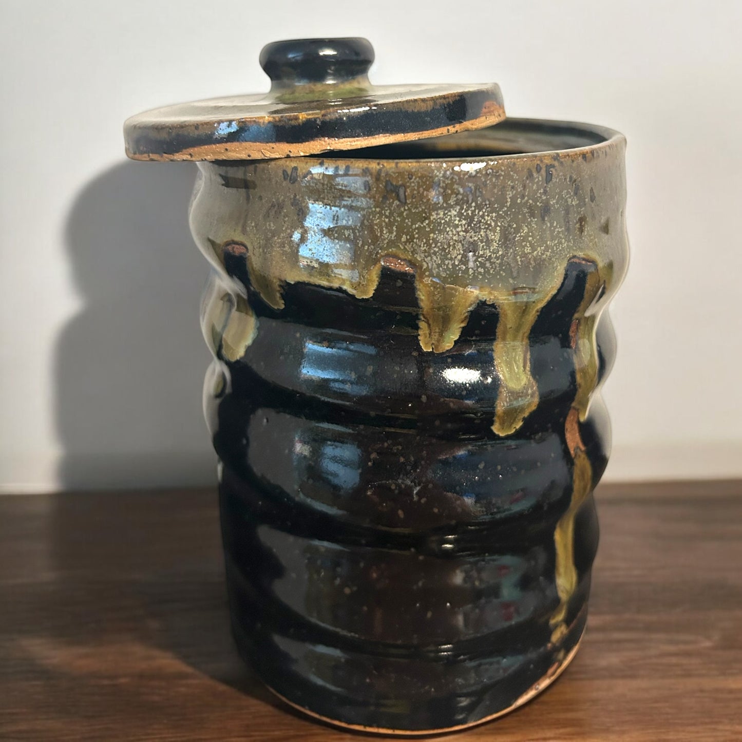 Black & Green Jar